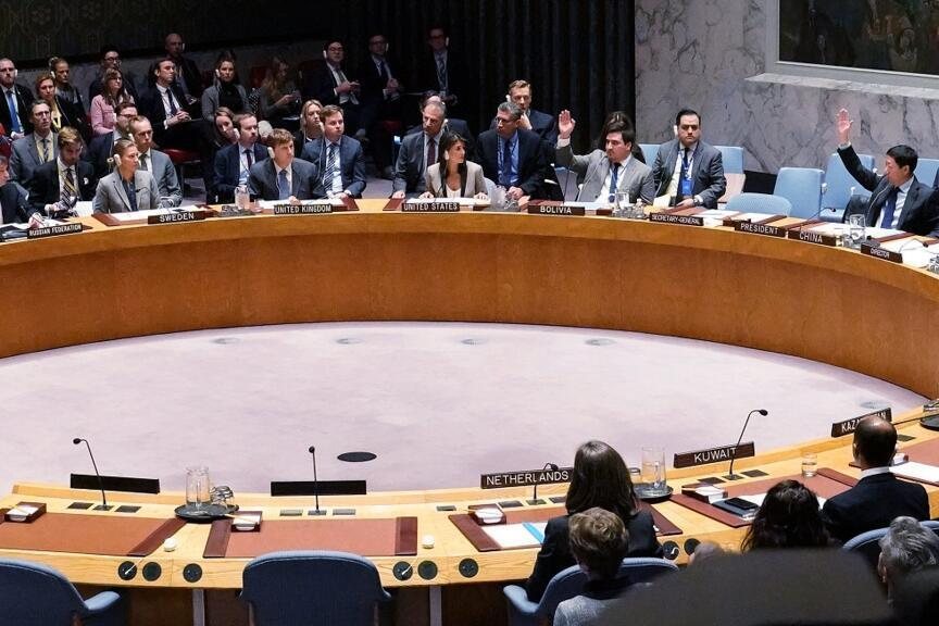 Делегация США демонстративно покинула заседание Совбеза ООН во время выступления Франции