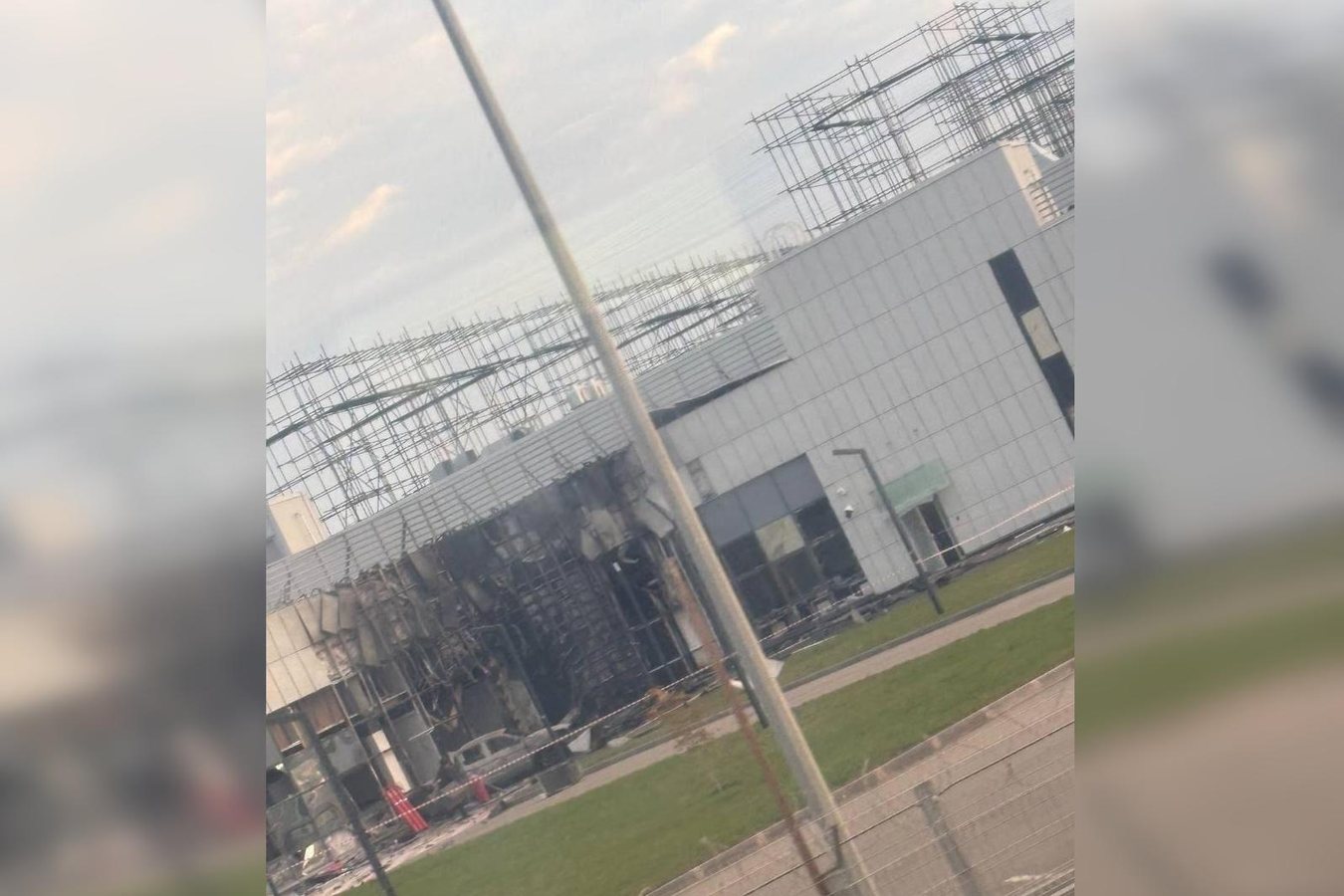 Украинские дроны атаковали строящийся ЦОД Сбербанка в Саратовской области